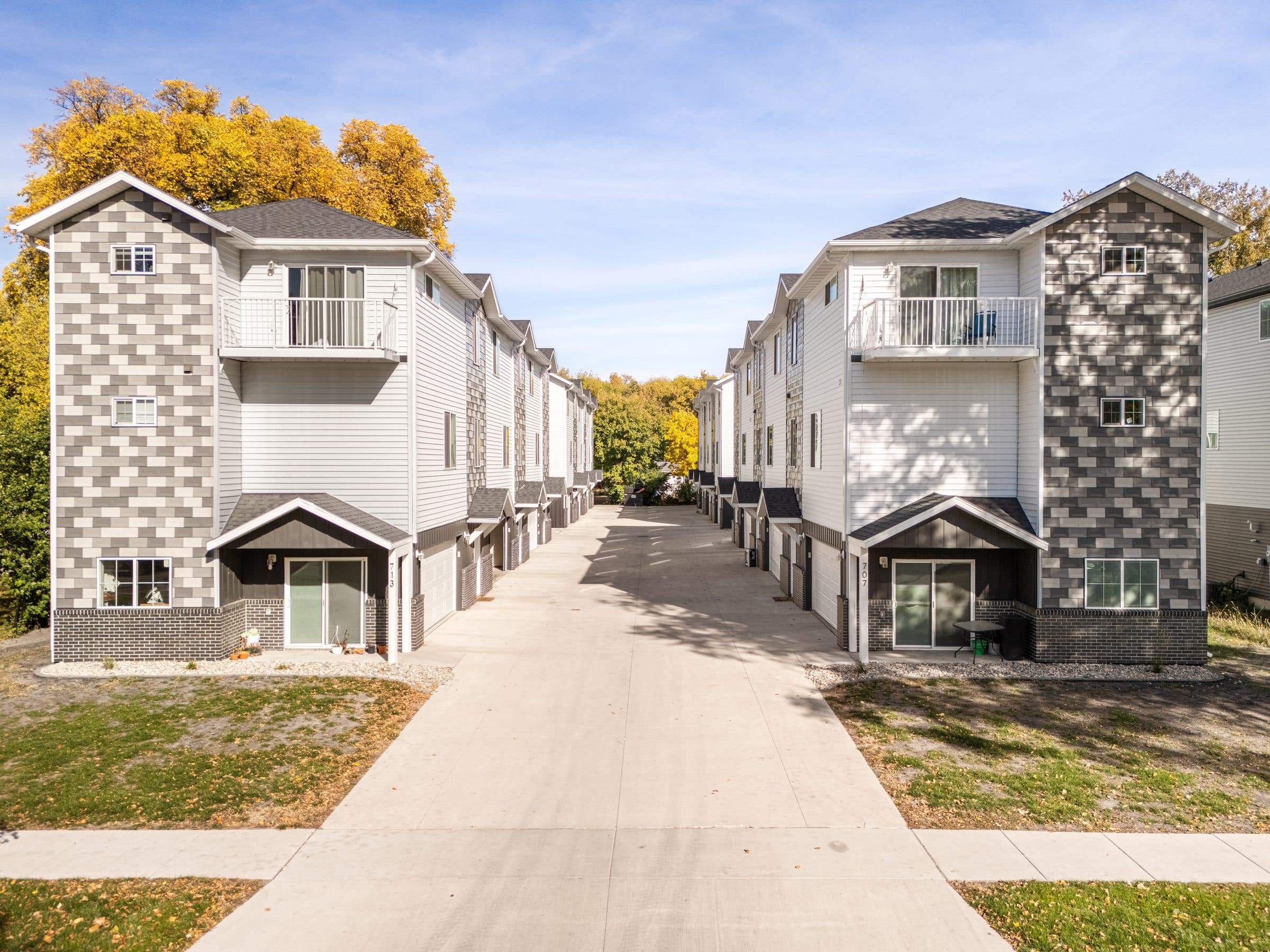 The Roosevelt Townhomes exterior